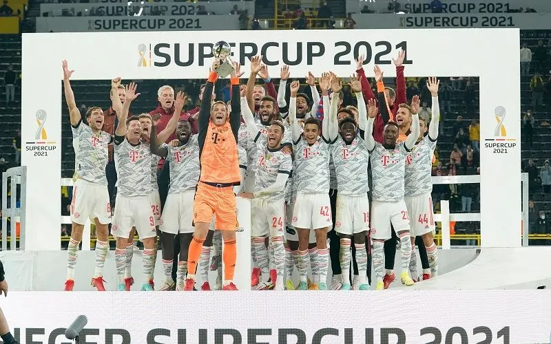 Imagem ilustrativa da imagem Bayern vence o Borussia e é campeão da Supercopa da Alemanha