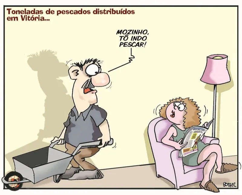 Imagem ilustrativa da imagem Charge do Dia: Distribuição de pescado