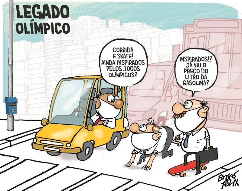 Imagem ilustrativa da imagem Charge do Dia: Legado olímpico