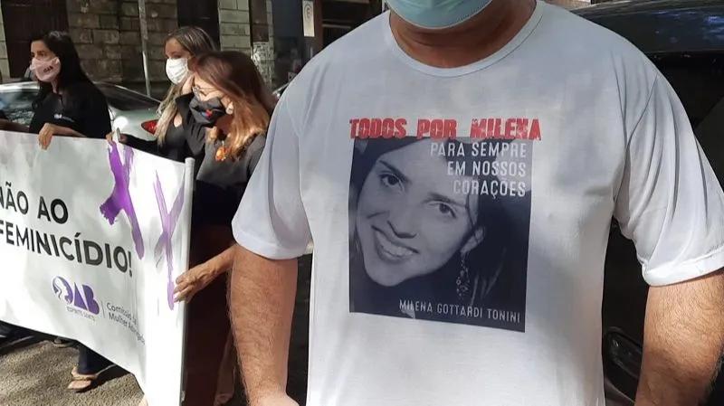 Imagem ilustrativa da imagem "Seis homens para matar uma mulher foi uma covardia enorme", diz tio de Milena Gottardi