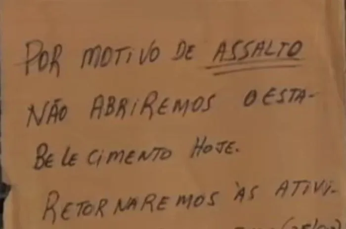 Imagem ilustrativa da imagem Padaria é assaltada um dia antes de ser inaugurada em Vitória