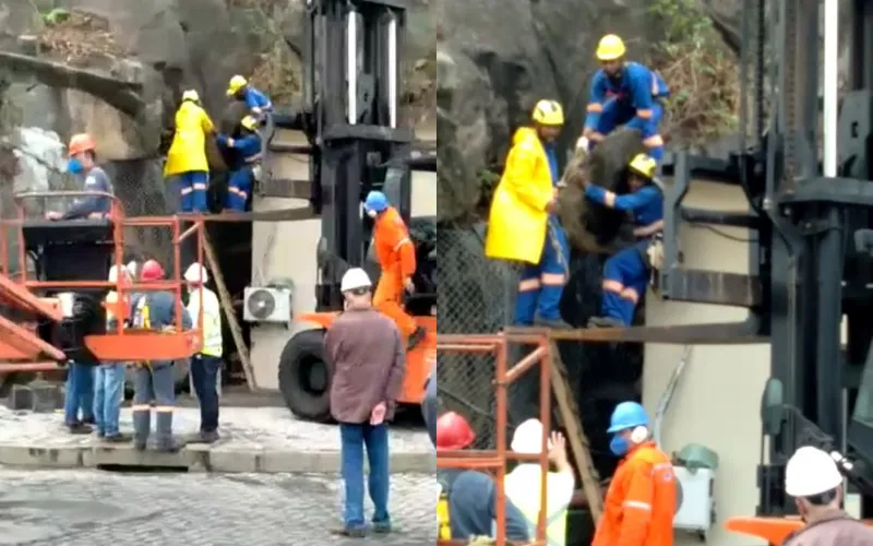 Imagem ilustrativa da imagem Trabalhador é imprensado por pedra em cais de porto
