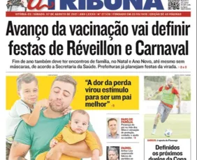 Imagem ilustrativa da imagem Confira os destaques do jornal A Tribuna deste sábado