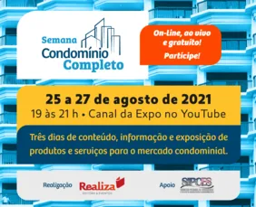 Imagem ilustrativa da imagem Expo Condomínio Completo terá programação on-line, ao vivo e gratuita