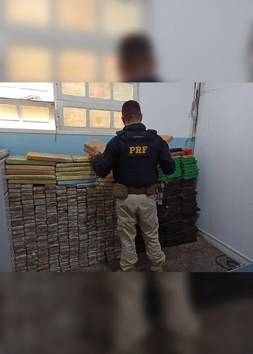 Imagem ilustrativa da imagem VÍDEO | PRF apreende mais de 600 kg de maconha após perseguição na BR-101