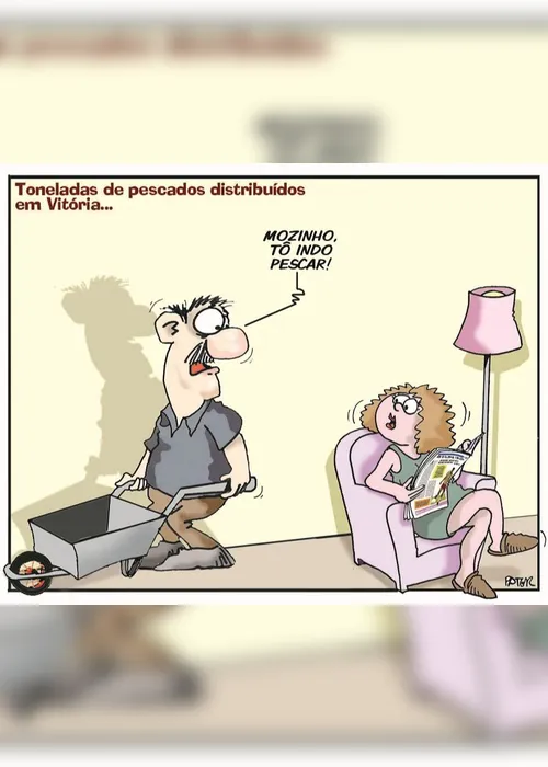 Imagem ilustrativa da imagem Charge do Dia: Distribuição de pescado