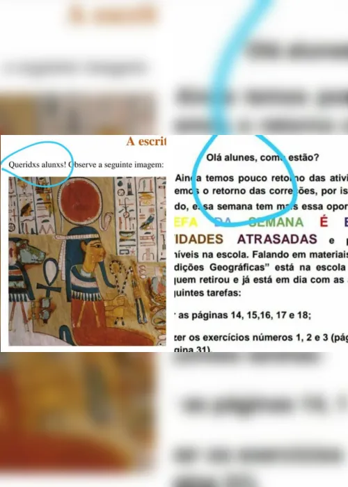 Imagem ilustrativa da imagem Escola chama estudantes de "alunxs" e vira alvo de reclamação