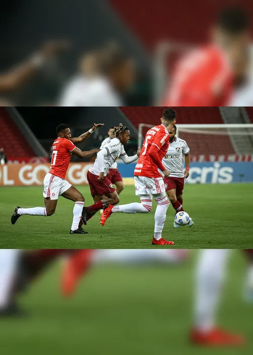 Imagem ilustrativa da imagem Internacional marca dois gols nos acréscimos e vence o Fluminense no Beira-Rio