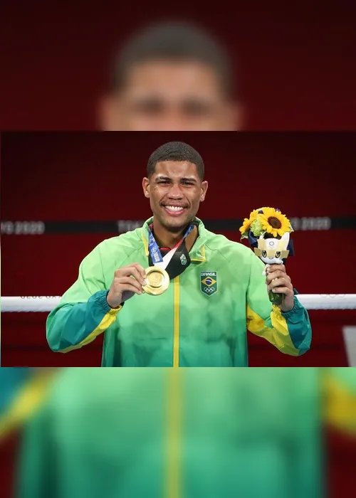 Imagem ilustrativa da imagem Hebert Conceição garante o 2º ouro do Brasil no boxe em Olimpíadas
