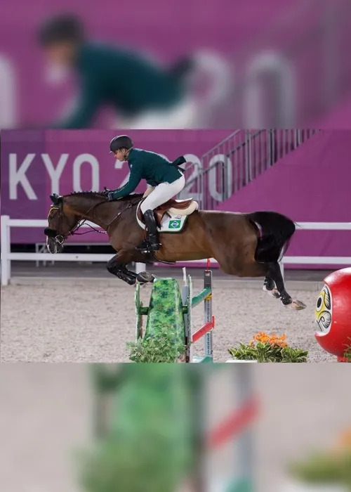 Imagem ilustrativa da imagem Hipismo brasileiro se classifica à final do salto por equipes nos Jogos de Tóquio