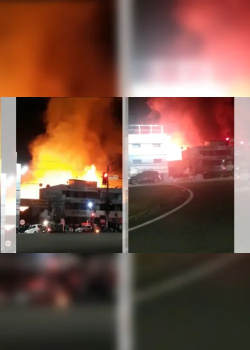 Imagem ilustrativa da imagem Incêndio atinge madeireira na Serra e BR-101 é interditada