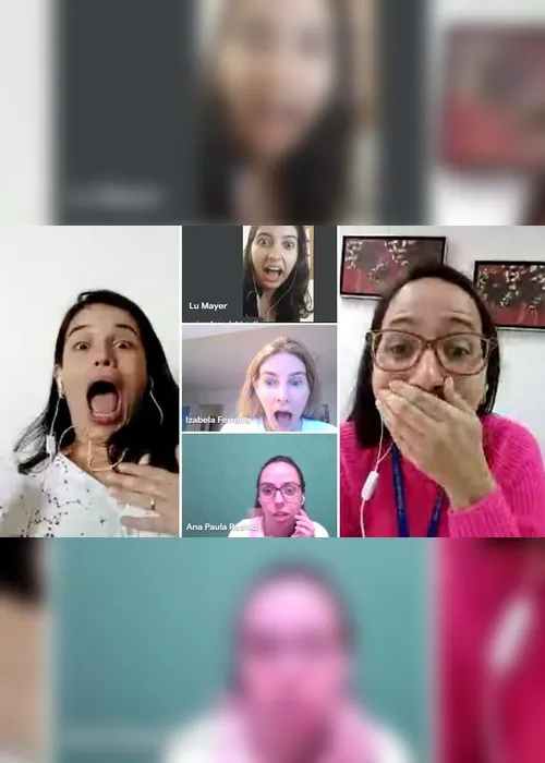 Imagem ilustrativa da imagem Mulher que descobriu gravidez de quádruplos, diverte-se com reação de amigos e familiares