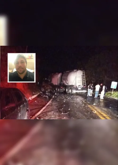 Imagem ilustrativa da imagem Médico morre após carro bater de frente com carreta em Alegre