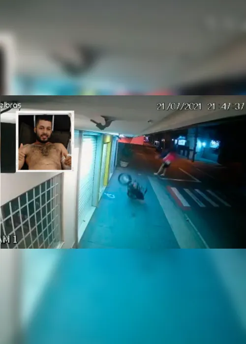 Imagem ilustrativa da imagem Motoboy que “voou” em acidente se recupera em casa e quer mudar de profissão