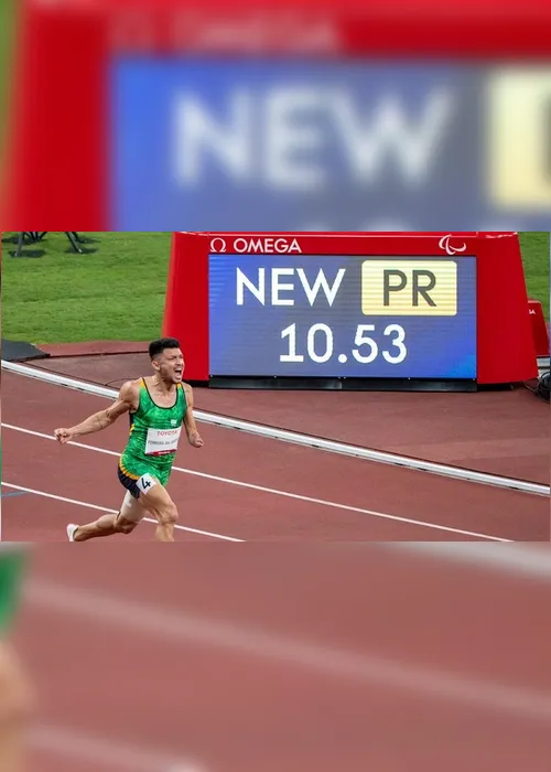 Imagem ilustrativa da imagem Petrucio é bicampeão dos 100 m nas Paralimpíadas