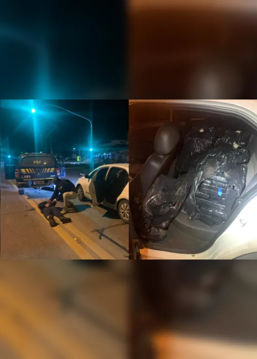 Imagem ilustrativa da imagem Homem é flagrado carregando 351 kg de maconha em carro no Estado