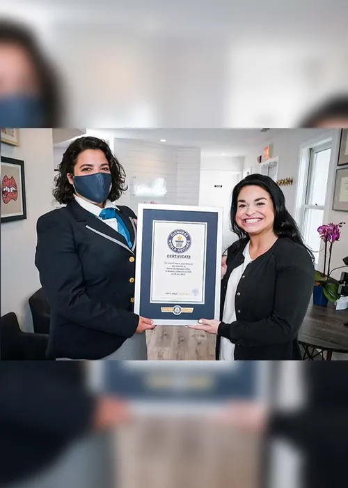 Imagem ilustrativa da imagem Mulher bate recorde com a maior boca do mundo