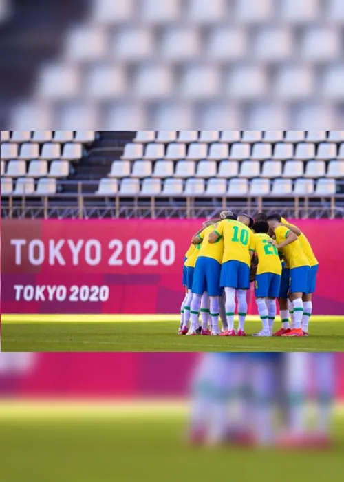 Imagem ilustrativa da imagem Brasil evita nova queda para o México e tenta bi olímpico no futebol