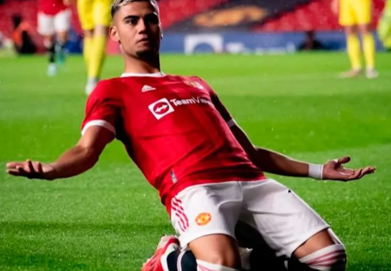 Andreas Pereira, em ação pelo Manchester United