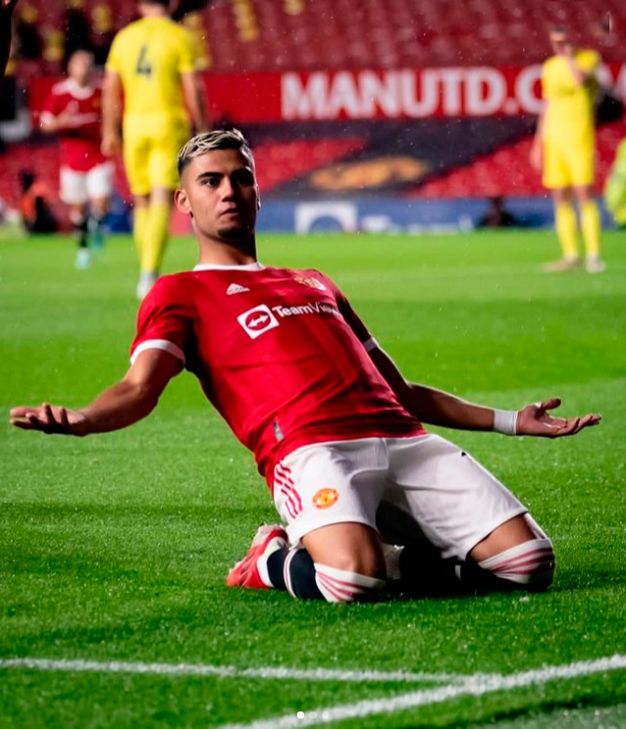 Andreas Pereira, em ação pelo Manchester United (Foto: Reprodução / Instagram)