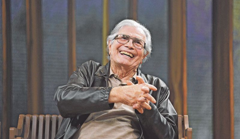 Aos 85 anos, Tarcísio Meira foi imunizado com duas doses de vacina contra a covid, mas não resistiu (Foto: Divulgação / TV Globo)