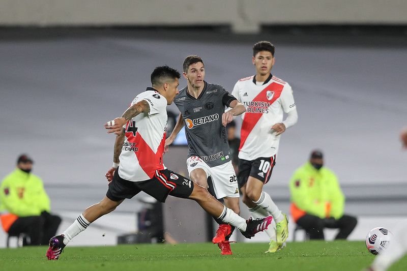 O Atlético venceu o River Plate (Foto: Pedro Souza/ Atlético/ Divulgação)