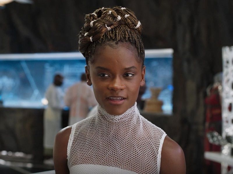 A atriz Letitia Wright, de Pantera Negra (Foto: Reprodução/Instagram @blackpanther )