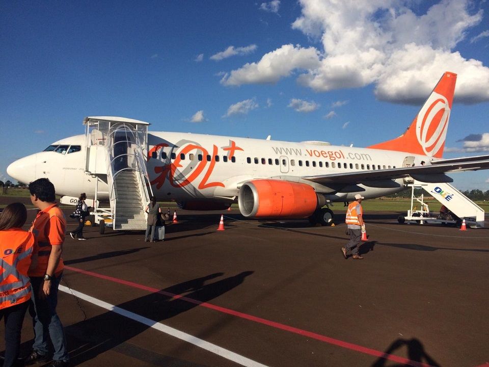 Aeronave da Gol usada nos voos de Vitória (foto: Tudo Viagem)