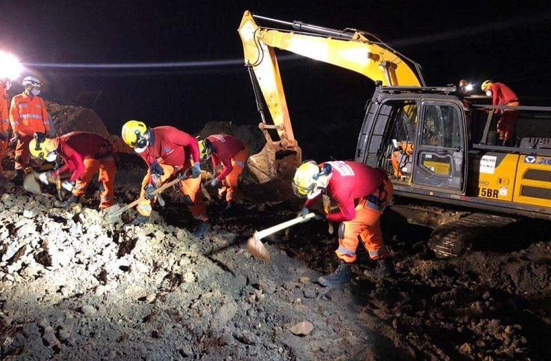 Bombeiros encontram corpo após 942 dias de buscas em Brumadinho (MG). (Foto: Divulgação/Corpo de Bombeiros)