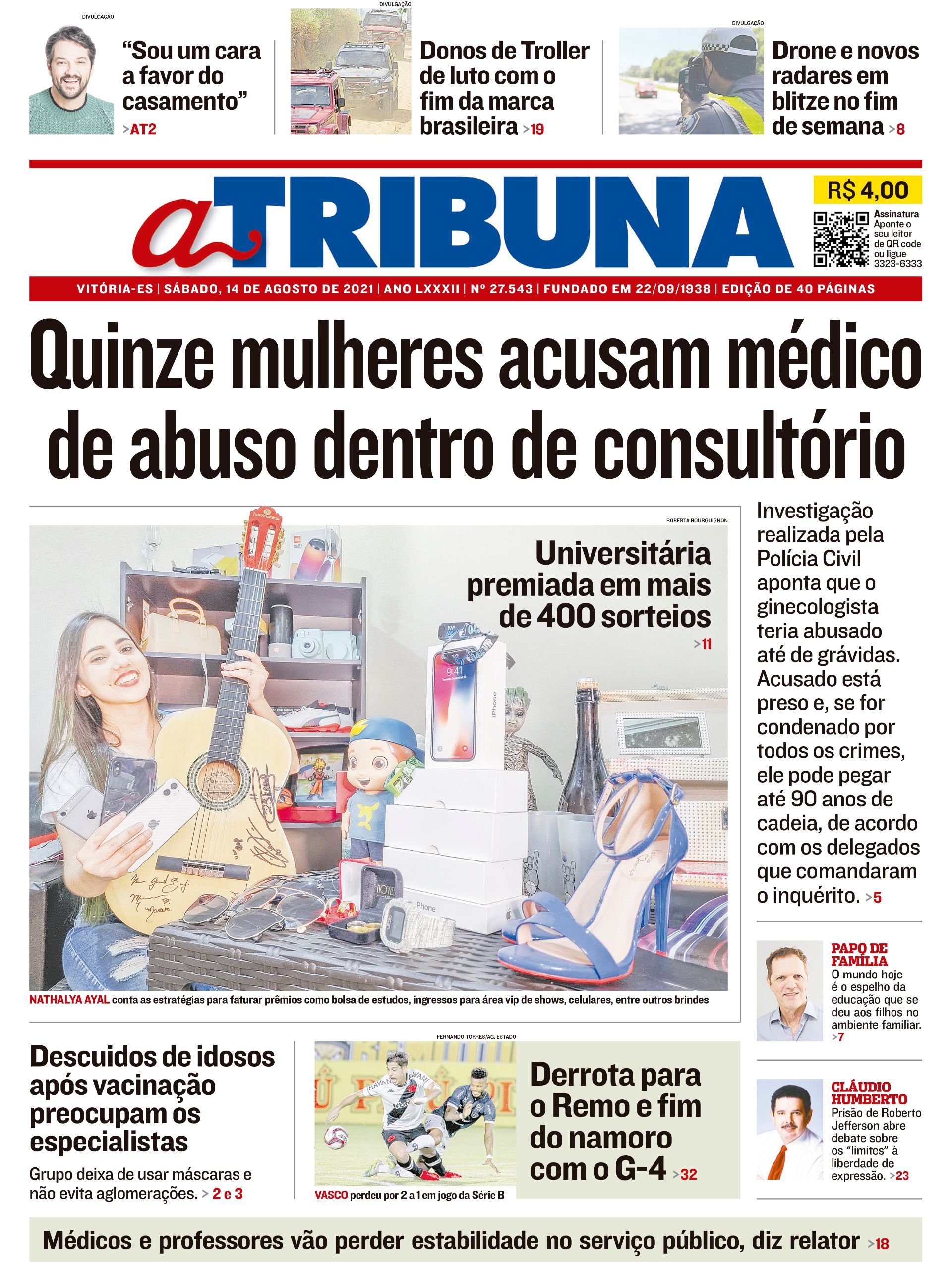 (Foto: Reprodução/ Jornal A Tribuna)