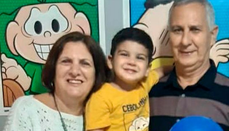 Celeste, Gael e Fábio (Foto: Acervo Pessoal)