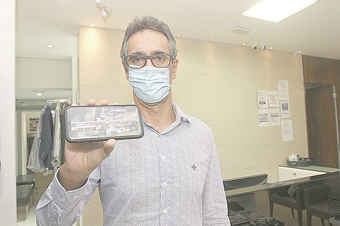 César Saade fez investimentos em segurança (Foto: Dayana Souza/AT)