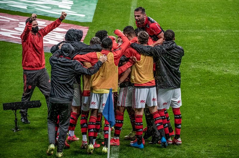 Flamengo mostra força e goleia Grêmio na Copa do Brasil (Foto: Alexandre Vidal/CRF)