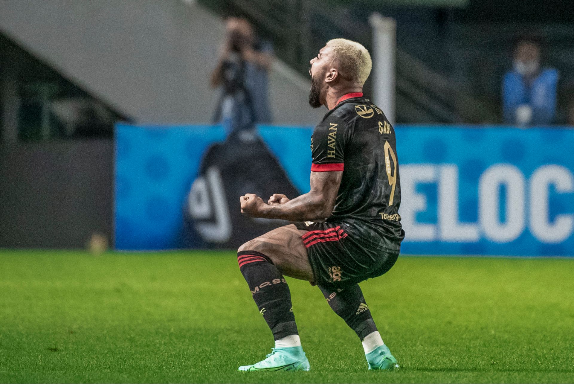 Gabigol fez gols, provocou e comandou goleada do Flamengo sobre o Santos (Foto: Alexandre Vidal/ Flamengo/ Divulgação)