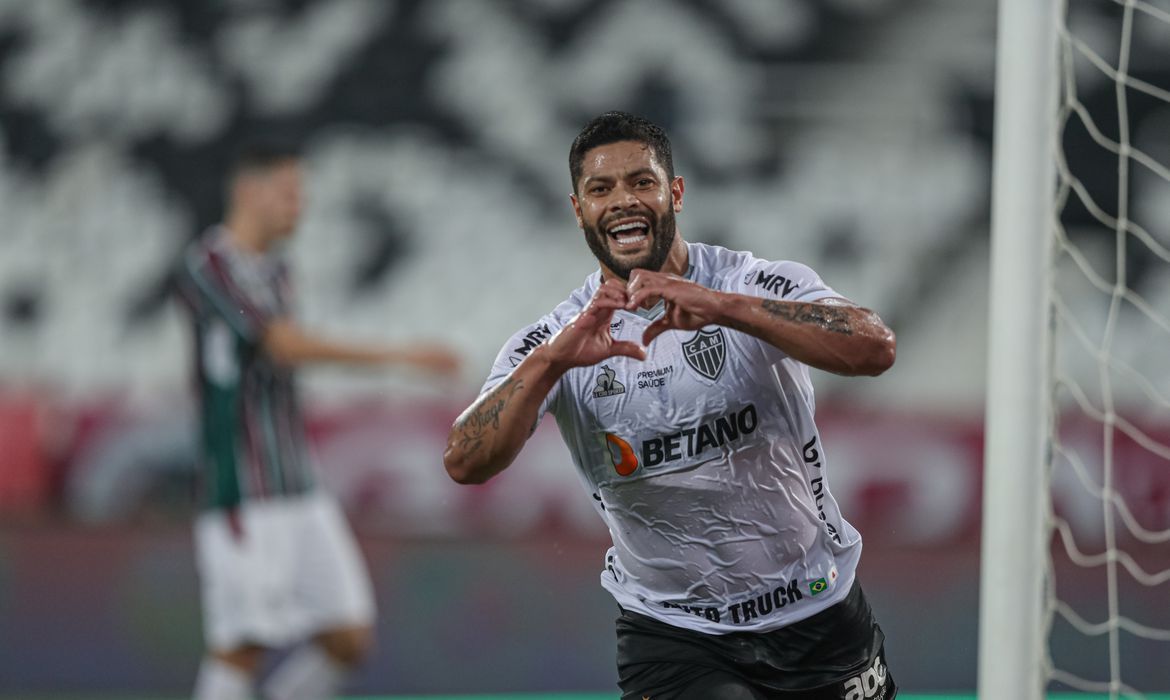 Hulk fez um dos gols na partida entre Atlético-MG e Fluminense (Foto: Pedro Souza/ Atlético/ Divulgação)
