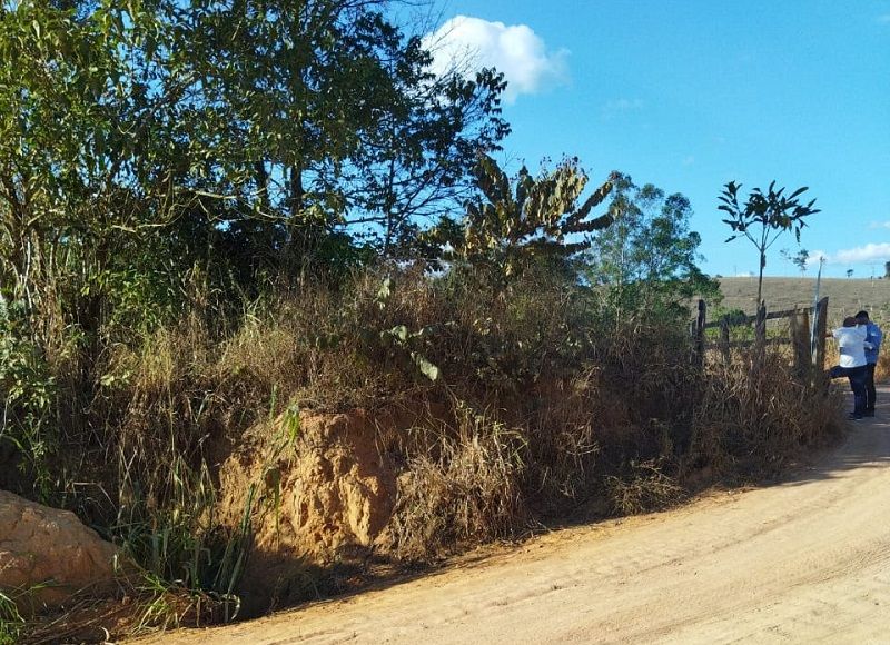 Local onde idoso foi assassinado em São Gabriel da Palha (Foto: Reprodução)