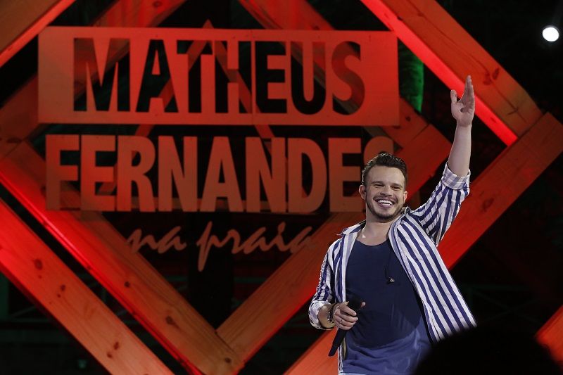 Matheus: "Não tinha como imaginar tudo o que está acontecendo. Estamos entre as 5 mais tocadas do Brasil!". (Foto: Nara/divulgação)