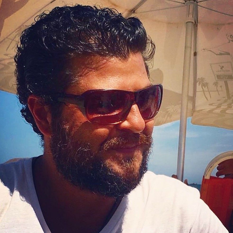 O músico Sérgio Stamile, 41 anos, namorado da atriz Carla Daniel (Foto: Reprodução/ Redes sociais)