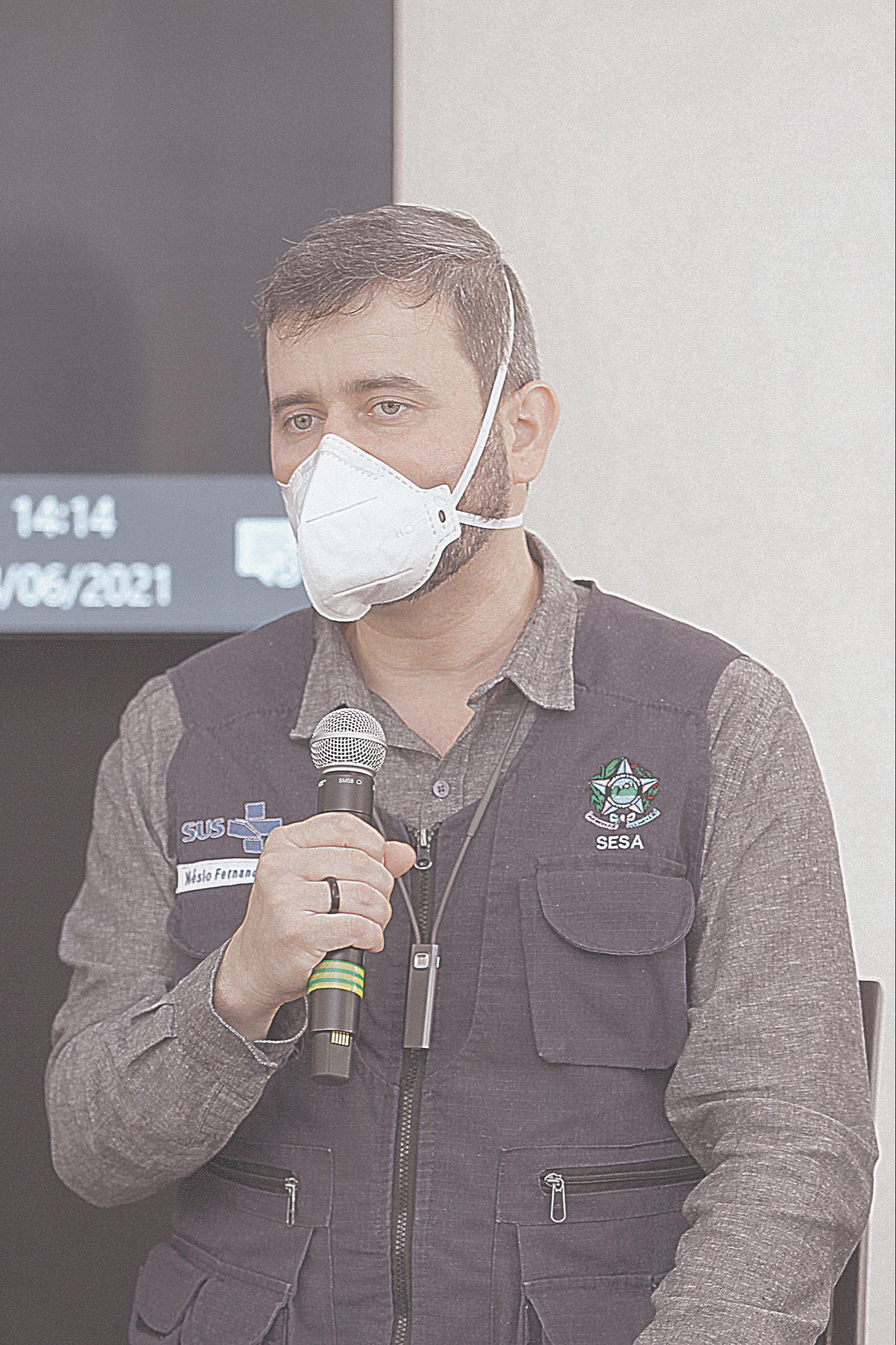 Nésio Fernandes, secretário da Saúde: jovens são minoria nas UTIs (Foto: Dayana Souza - 04/06/2021)