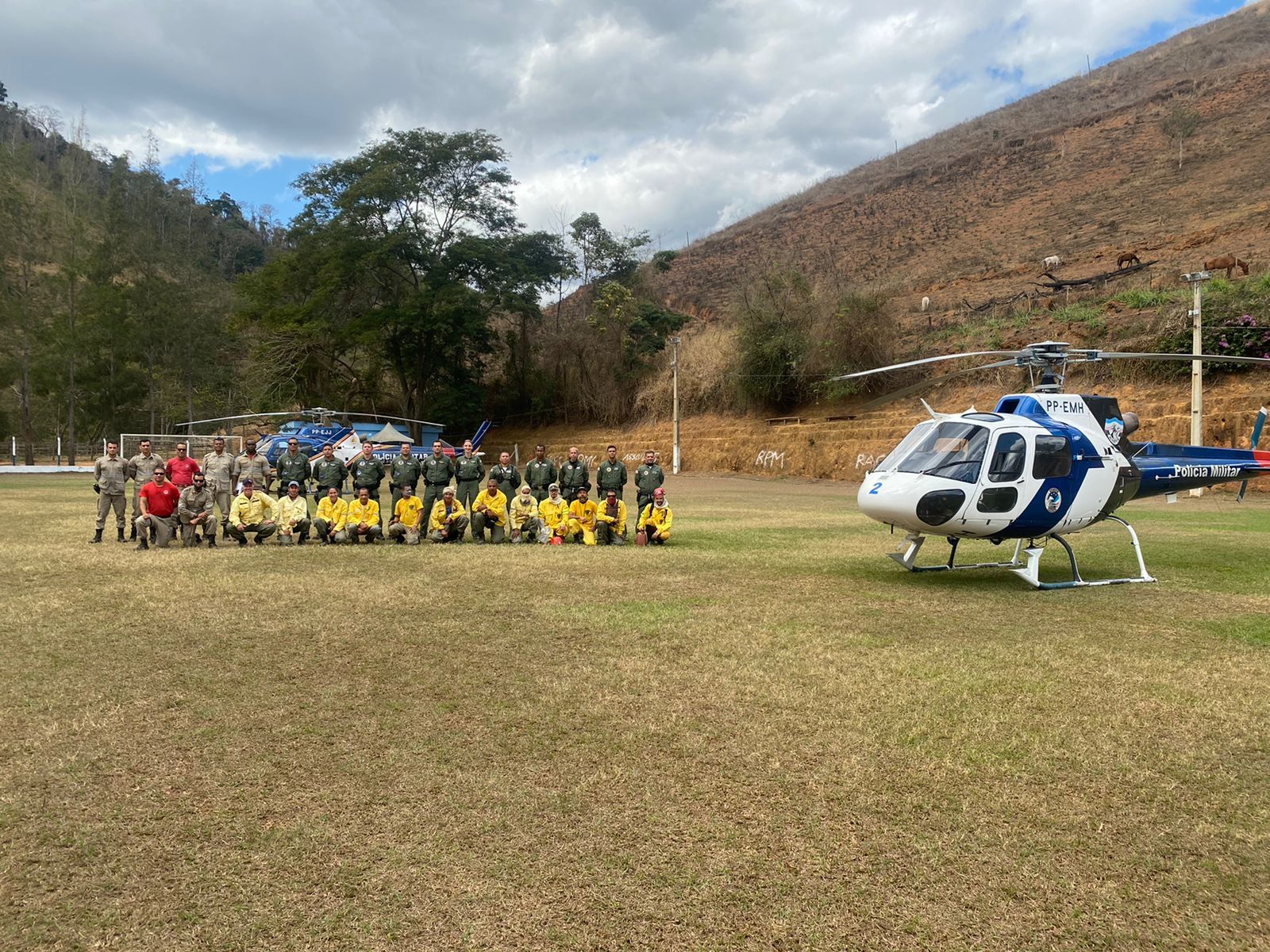 Notaer está atuando no combate ao fogo. (Foto: Divulgação)