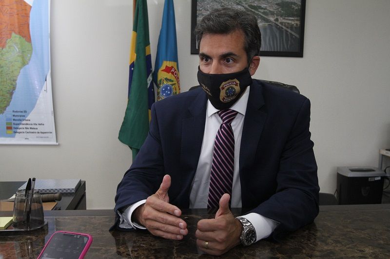 O superintendente Regional da Polícia Federal no Espírito Santo, Eugênio Ricas (Foto: Leone Iglesias/ AT)