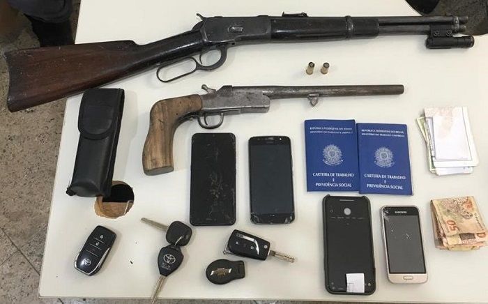 Parte do material apreendido na operação Cadmo (Foto: Divulgação Polícia Civil)