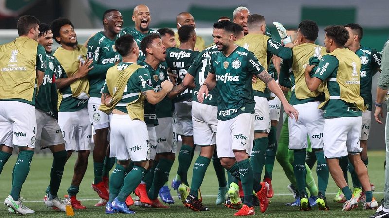 Palmeiras classificado para a semifinal da Libertadores (Foto: Reprodução/ Twitter @palmeiras)
