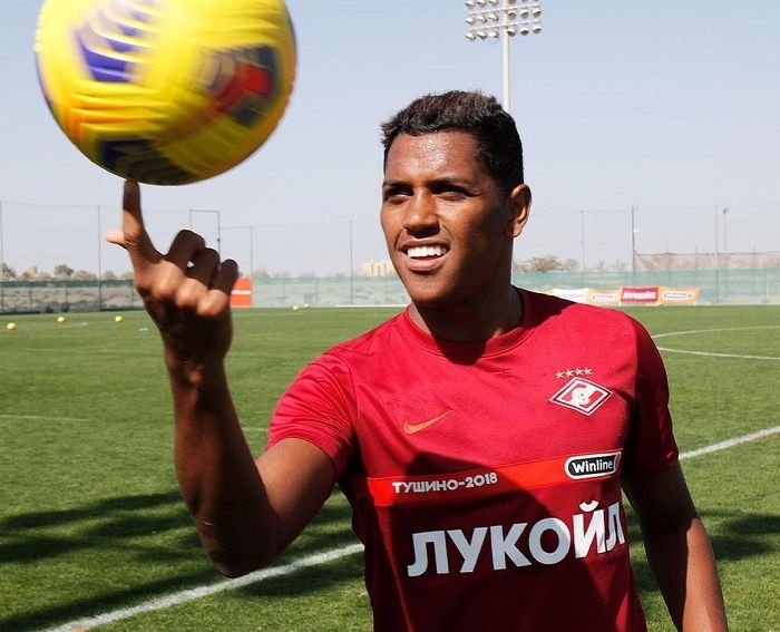 Jogador capixaba chega ao Furacão por empréstimo (Foto: Divulgação Spartak Moscou )