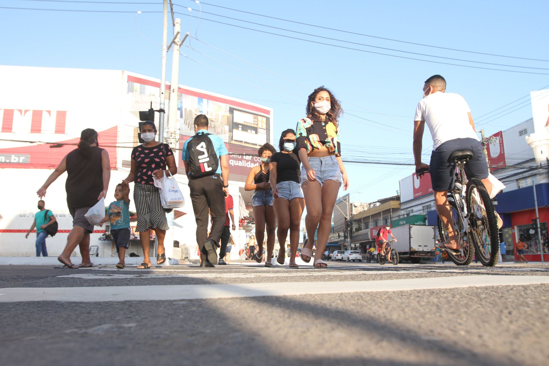 Movimentação em Laranjeiras, na Serra, cidade capixaba que mais cresceu, passando para 536.765 moradores. (Foto: Antonio Moreira/AT)