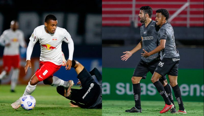 (Foto: Ari Ferreira/Red Bull Bragantino e Pedro Souza / Clube Atlético Mineiro)