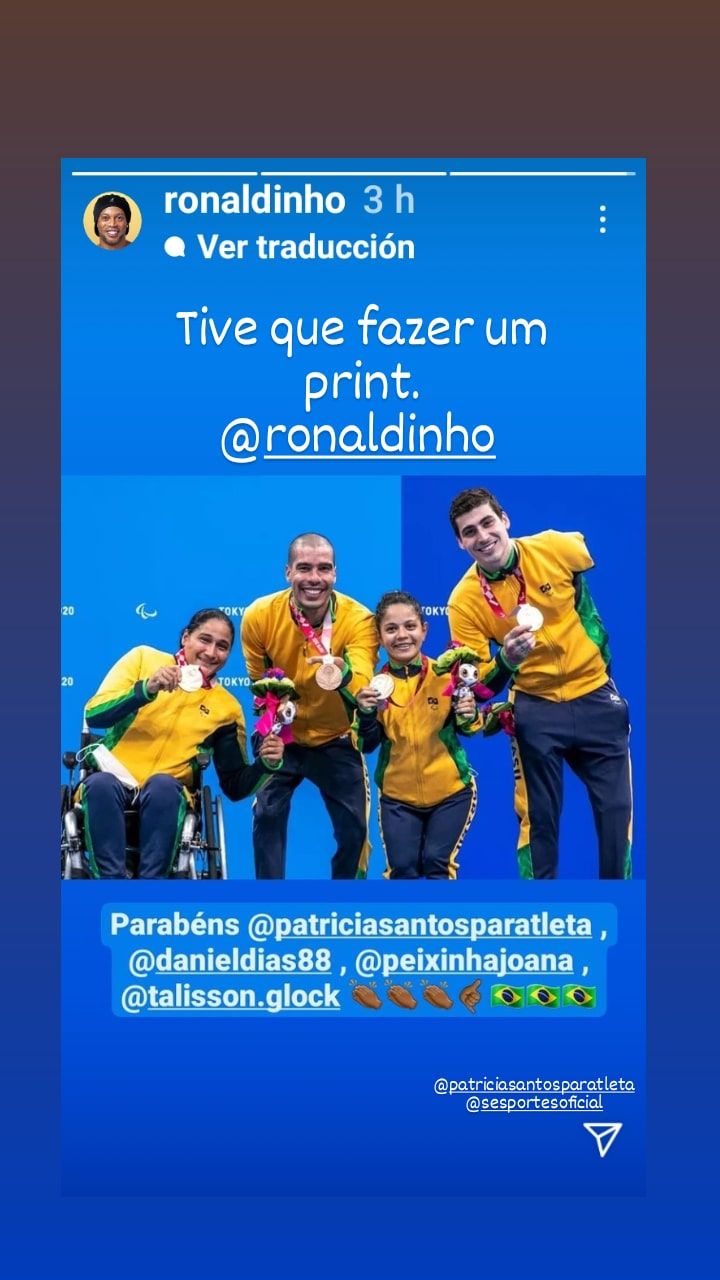 Ronaldinho: redes sociais (Foto: Reprodução Instagram)