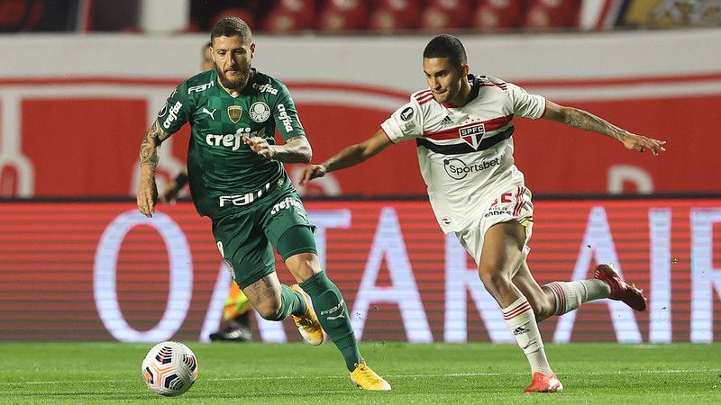 São Paulo e Palmeiras se enfrentaram pela Libertadores (Foto: Cesar Greco/ Palmeiras/ Divulgação)