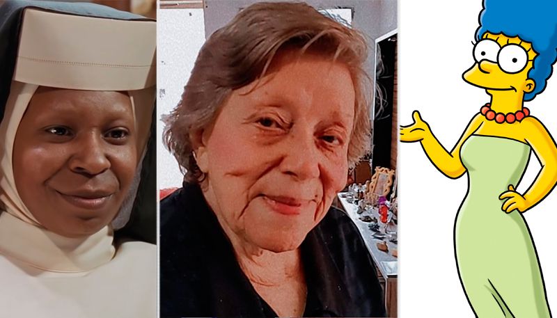 Selma Lopes dá voz a Whoopi Goldberg e Marge Simpsons (Foto: Reprodução / Instagram e Youtube)