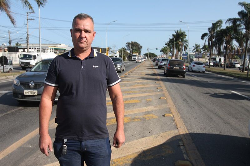 O vereador Wilian Silvaroli foi vítima de um acidente em maio deste ano em um trecho da BR-101 (Foto: Antonio Moreira/ AT)